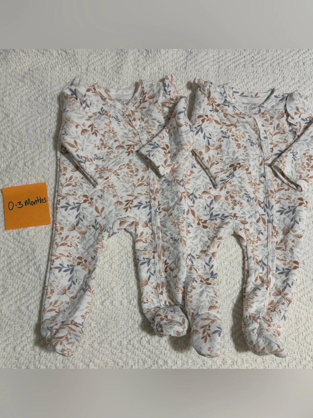 Newborn-3 month twin girl sets